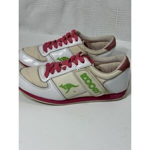 Vtg KANGAROOS ROOS ZIPPERED SIDE POCKET SNEAKERS SHOES WOMENS SZ 8.5